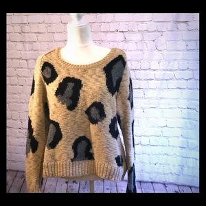 Anthropologie cropped cozy sweater